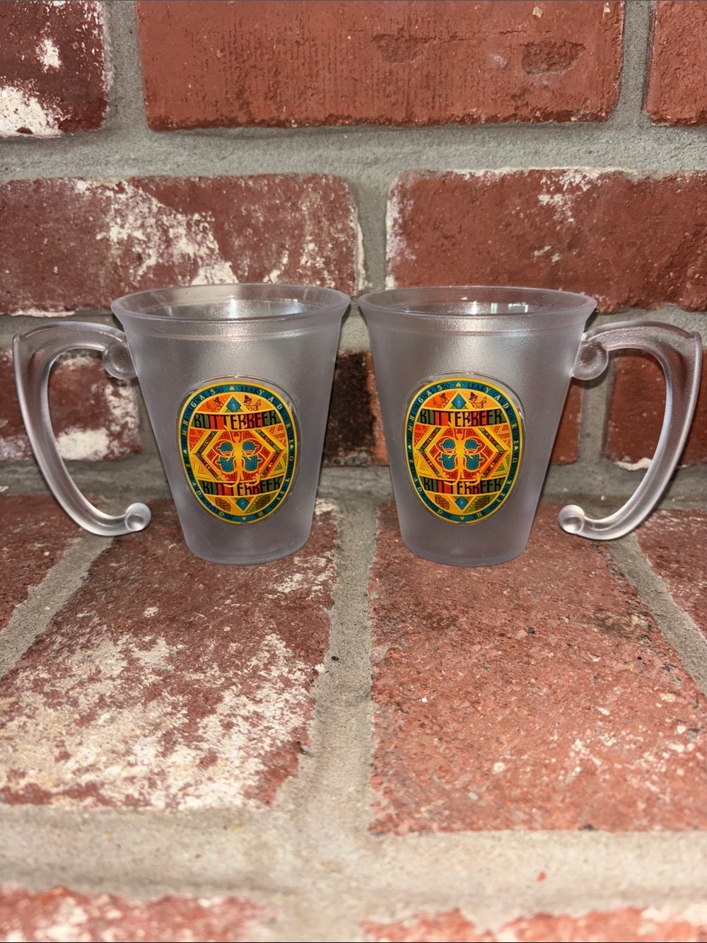 Harry Potter (2) Butterbeer Frosted Mugs Tankard -Souvenir Pair